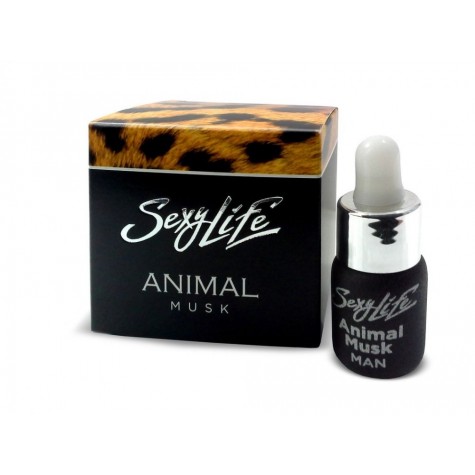 Мужские духи с феромонами Sexy Life Animal Musk - 5 мл.